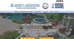 Desktop Screenshot of booneslandscaping.com