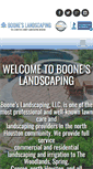 Mobile Screenshot of booneslandscaping.com